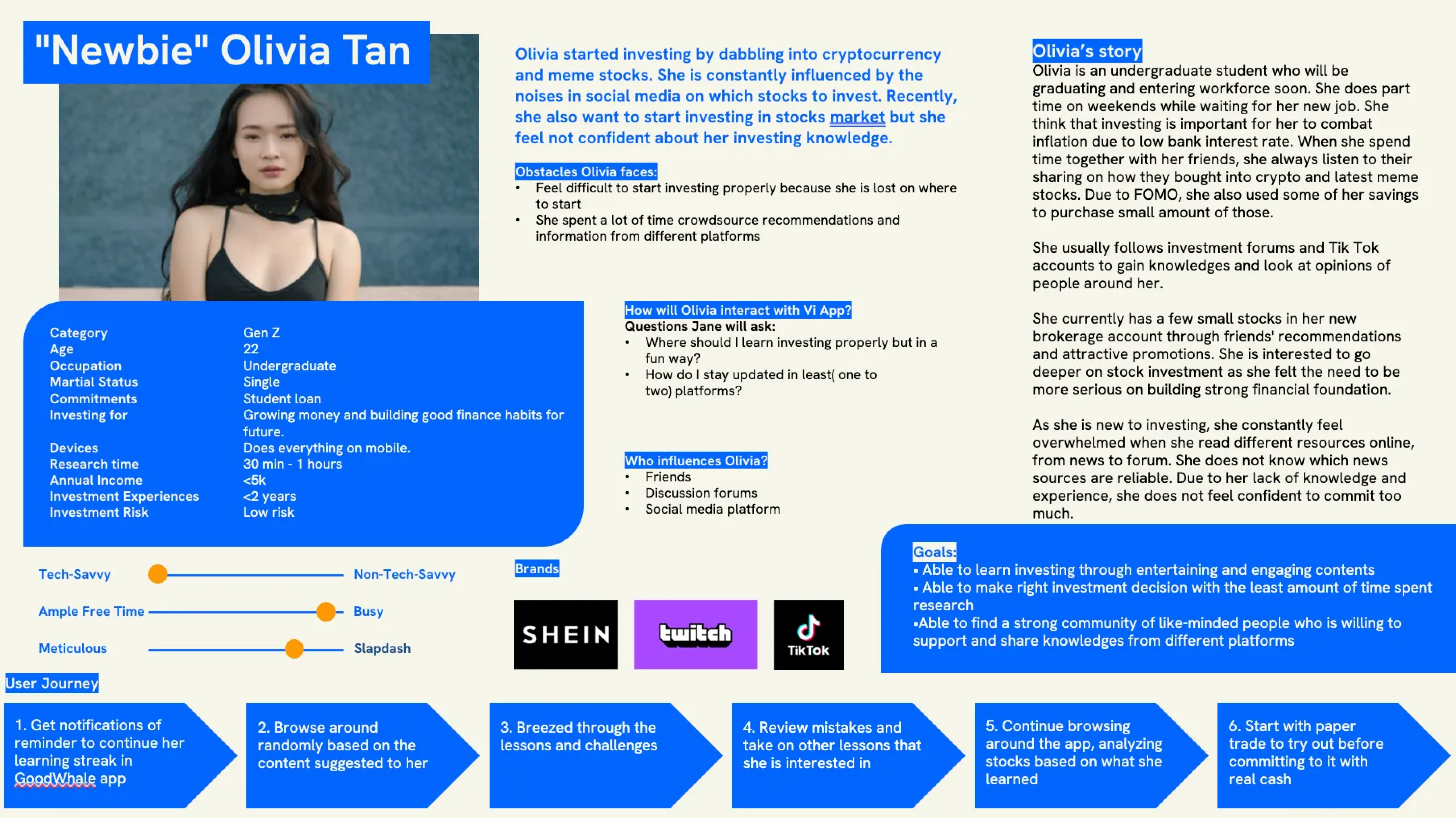 Solutioning wireframes for the gamified learning module